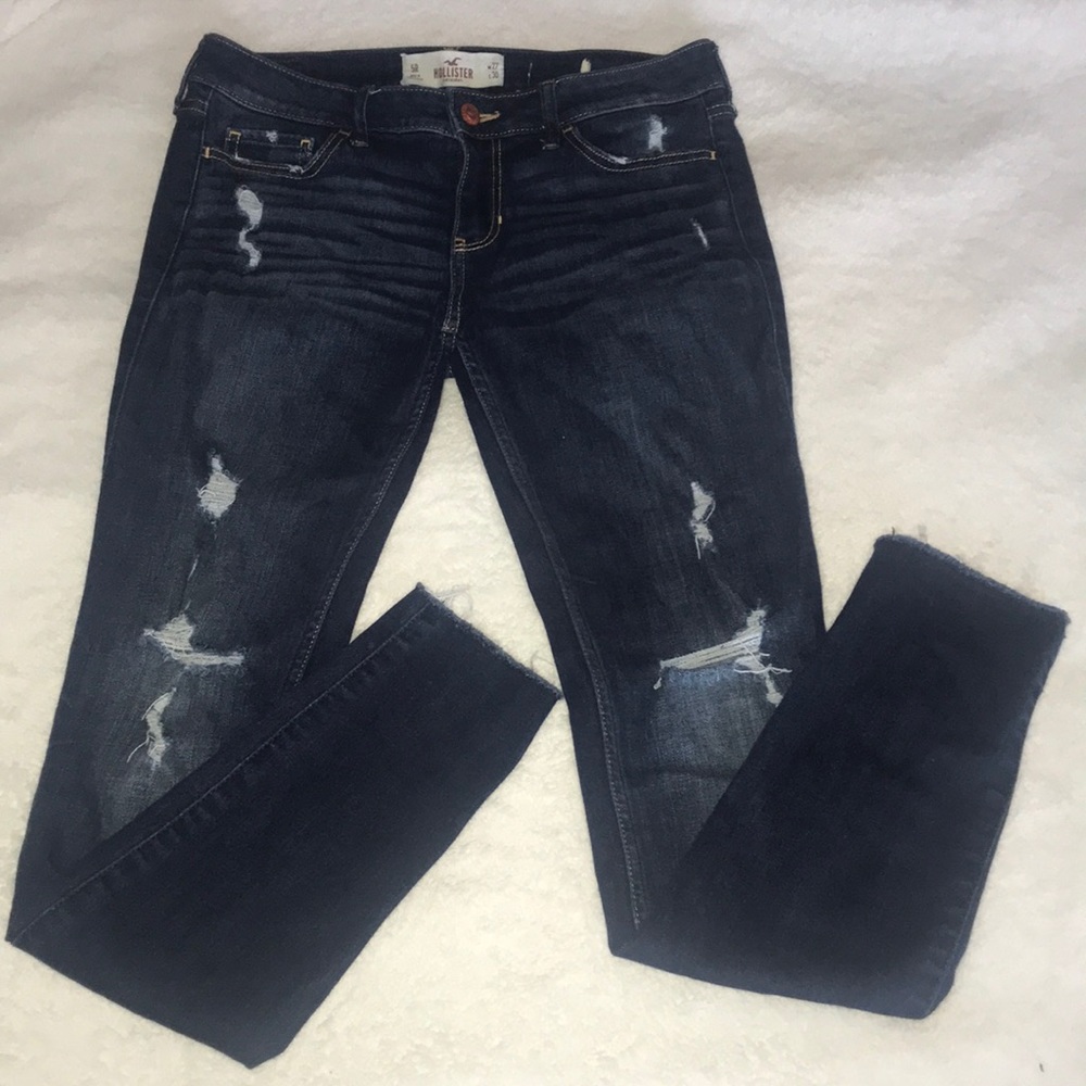 Hollister Low Rise Ripped Jean